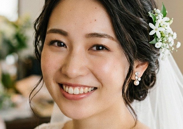 美肌補正後
